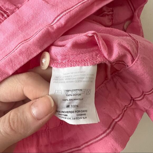 Madewell Pink Wrap Top in Cecilia Stripe - Picture 11 of 11